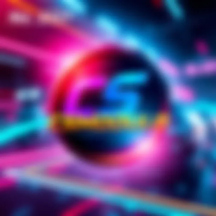 Stylized logo for CSModulo featuring bright colors and dynamic lines that suggest gaming action